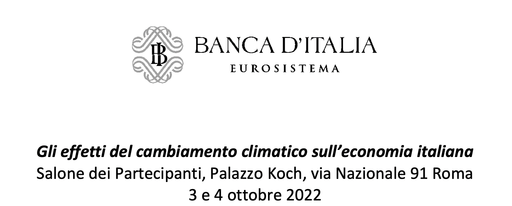 Gli effetti del cambiamento climatico sull'economia italiana